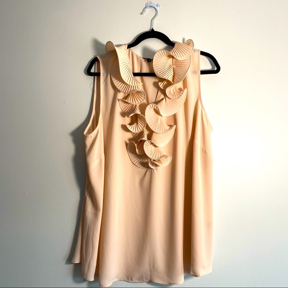 Detailed Blouse Light Pink/ Beige